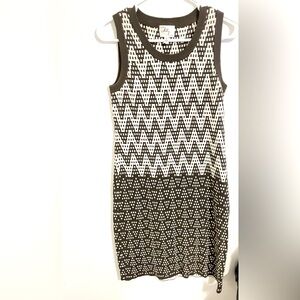 Sz S Milly of New York an original Zig Zag Tank Mini Dress sleeveless NW
